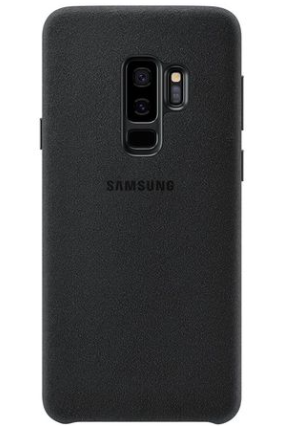 Samsung Alcantara Cover For Galaxy S9 Plus - Black