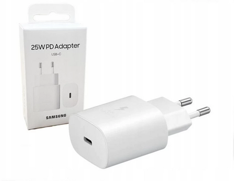 Samsung Original USB-C Fast Wall Charger 25W Without Cable - White