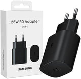 Samsung Original USB-C Fast Wall Charger 25W Without Cable - Black