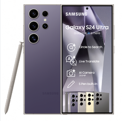 Samsung  S24 Ultra 5G 256GB Dual Sim - Titanium Violet