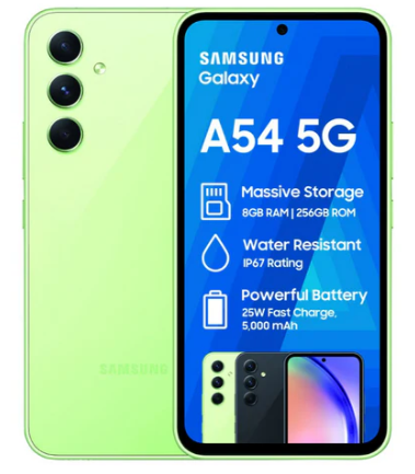 Samsung  A54 5G 256GB Dual Sim- Lime