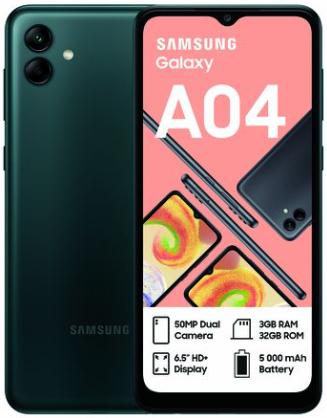 Samsung Galaxy A04 32GB LTE Dual Sim - Green