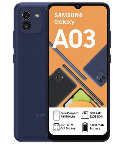 Samsung A03  32GB Dual Sim - Blue [MTN Locked]